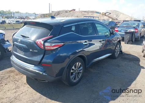 2018 Nissan Murano Sl из США, поврежденный, VIN 5N1AZ2MH3JN169953